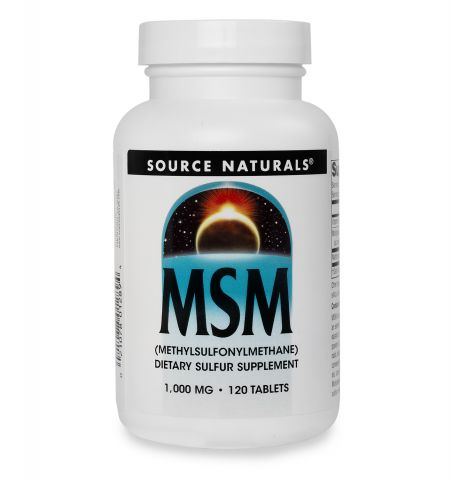 MSM, 1000mg, 120 Tablets